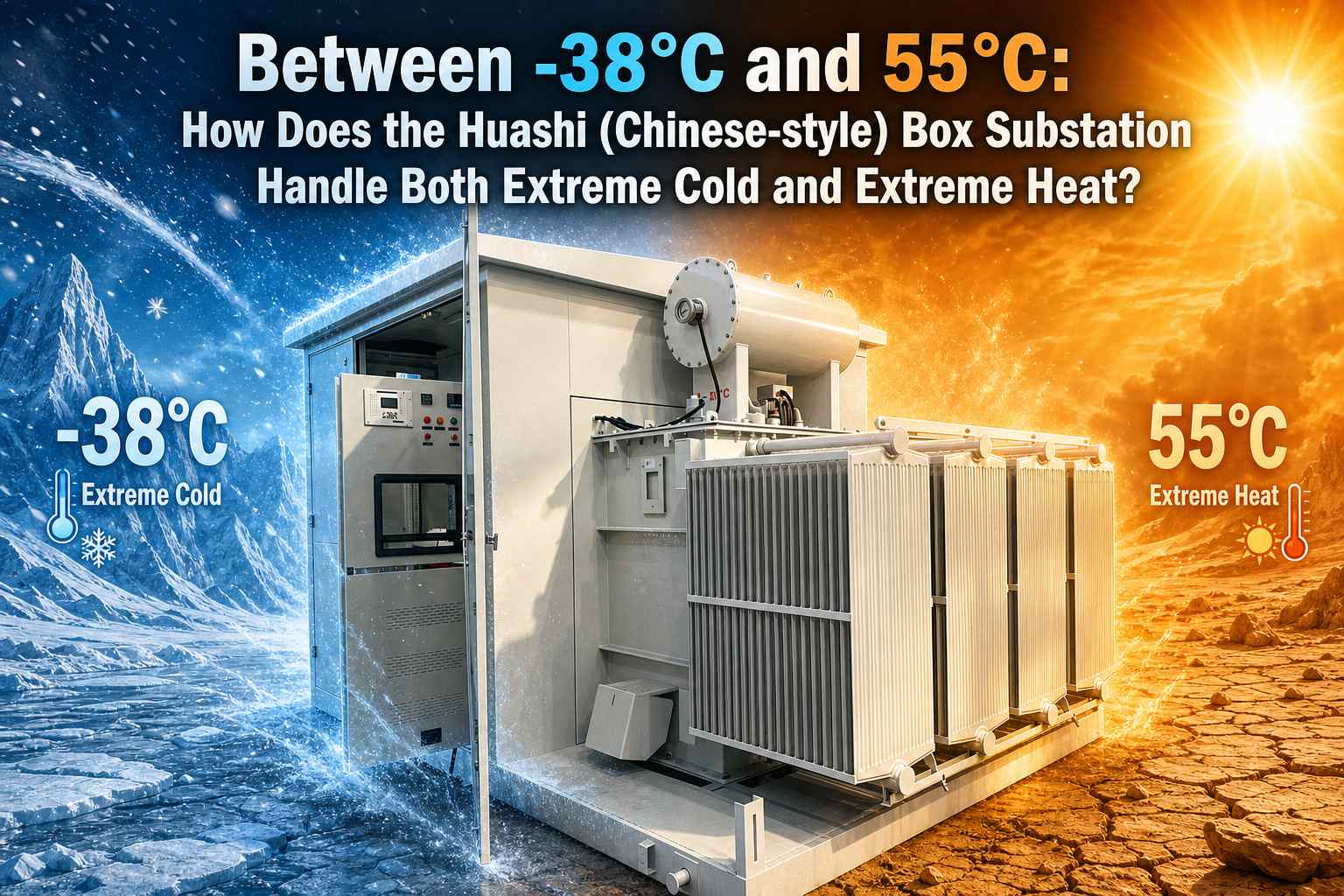 -38°C ile 55°C Arasında: Huashi (Çin tarzı) Kutu Trafo Merkezi Nasıl Çalışıyor?